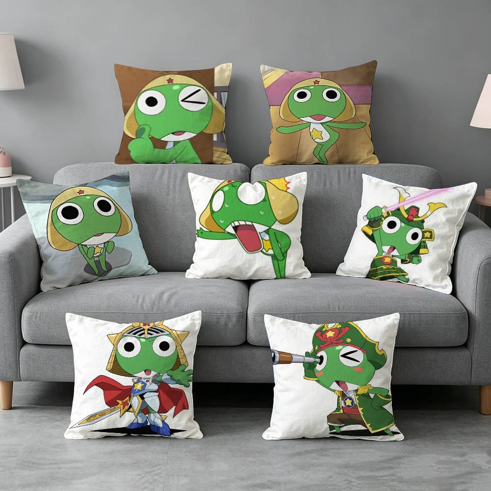 Home Textiles Definition - Keroro Gunsous-s Frog-g Pillow cover gift