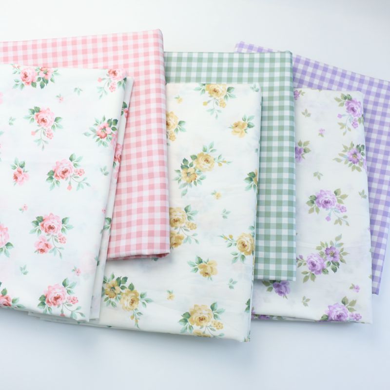 Home Textile - 235x50cm Pastoral Pink Purple Rose Floral