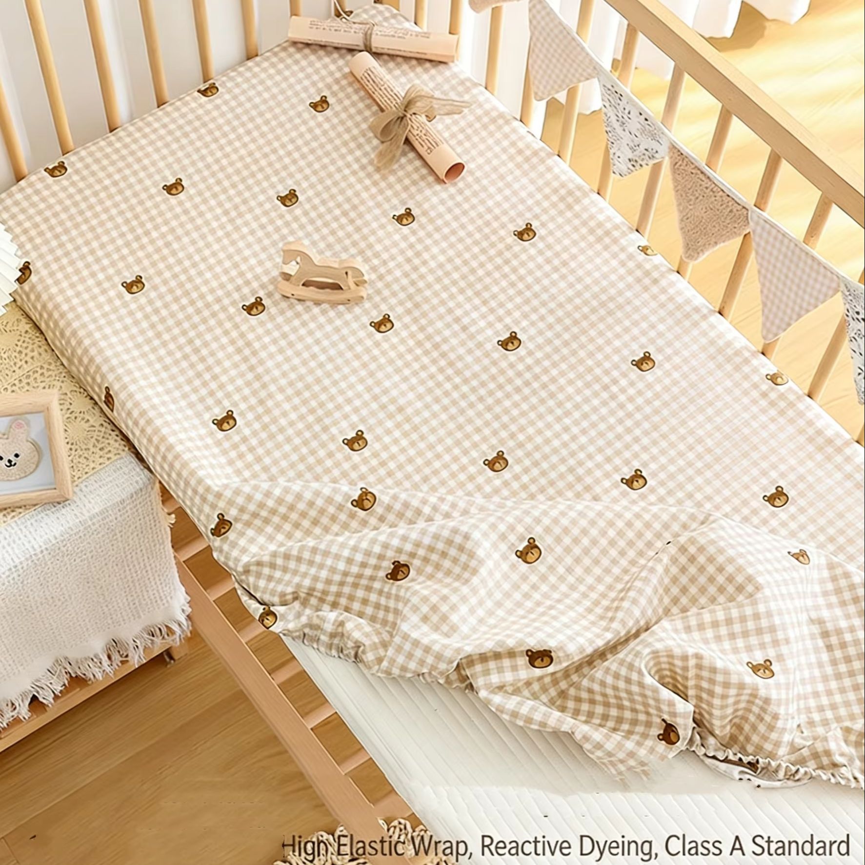 Crib Fitted Sheet Deep Pocket  - Fitted Sheet Deep recension och pris