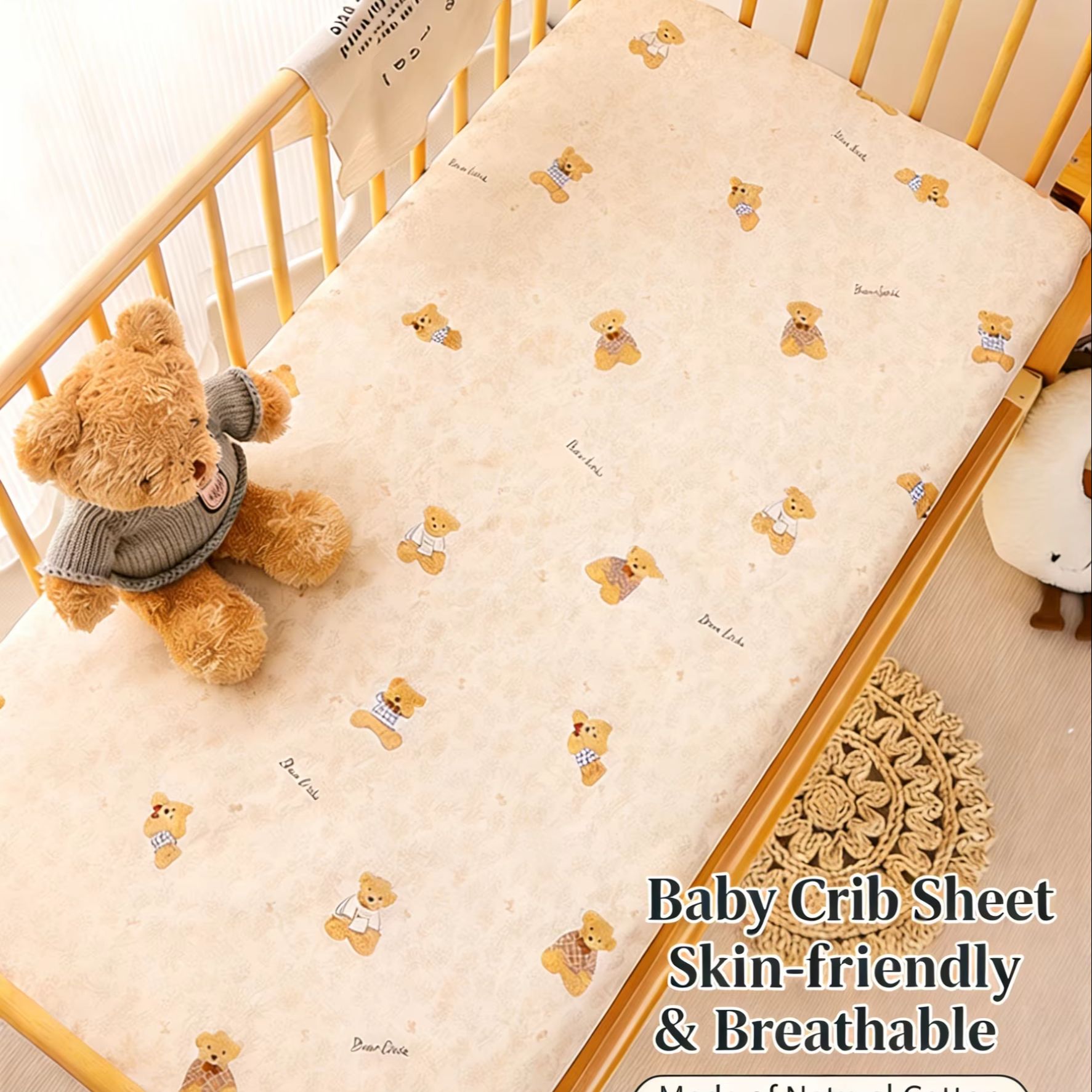 Crib Fitted Sheet Deep Pocket  - Fitted Sheet Deep recension och pris