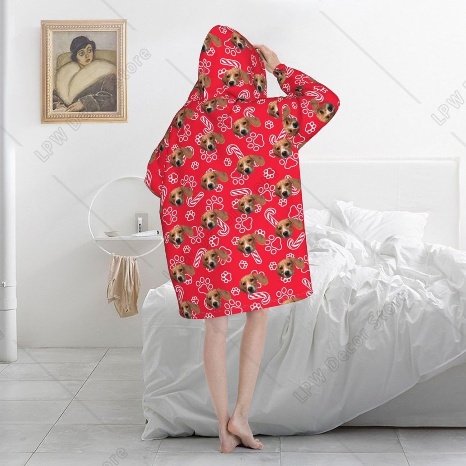Custom Wearable Blanket Hoodie - Home Textiles Photos recension och pris