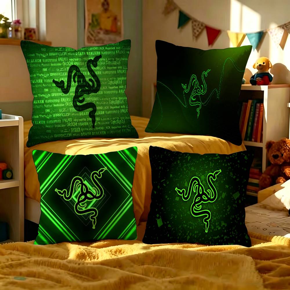 R-RAZER Logo Pillowcases Home  - Home Textiles Logo recension och pris