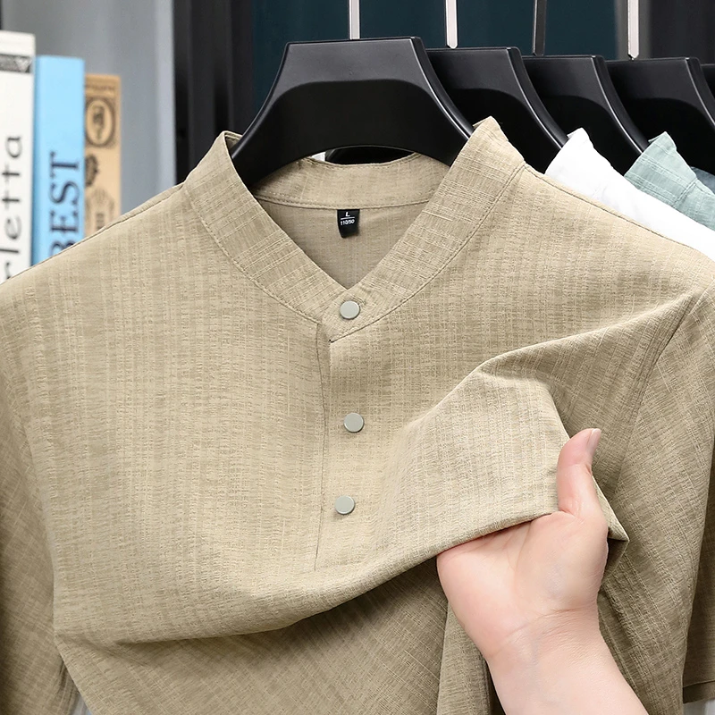 Summer Stand Collar Half Butto - Home Textile recension och pris