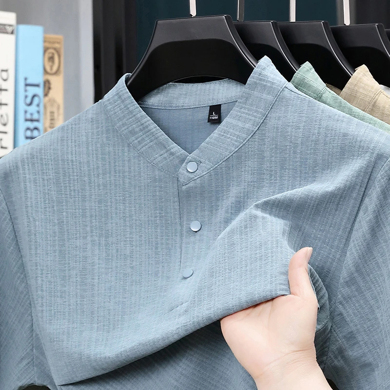 Summer Stand Collar Half Butto - Home Textile recension och pris