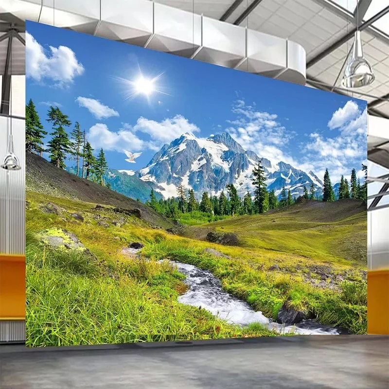 Snow Mountain Plateau Natural  - Home Textiles Photos recension och pris