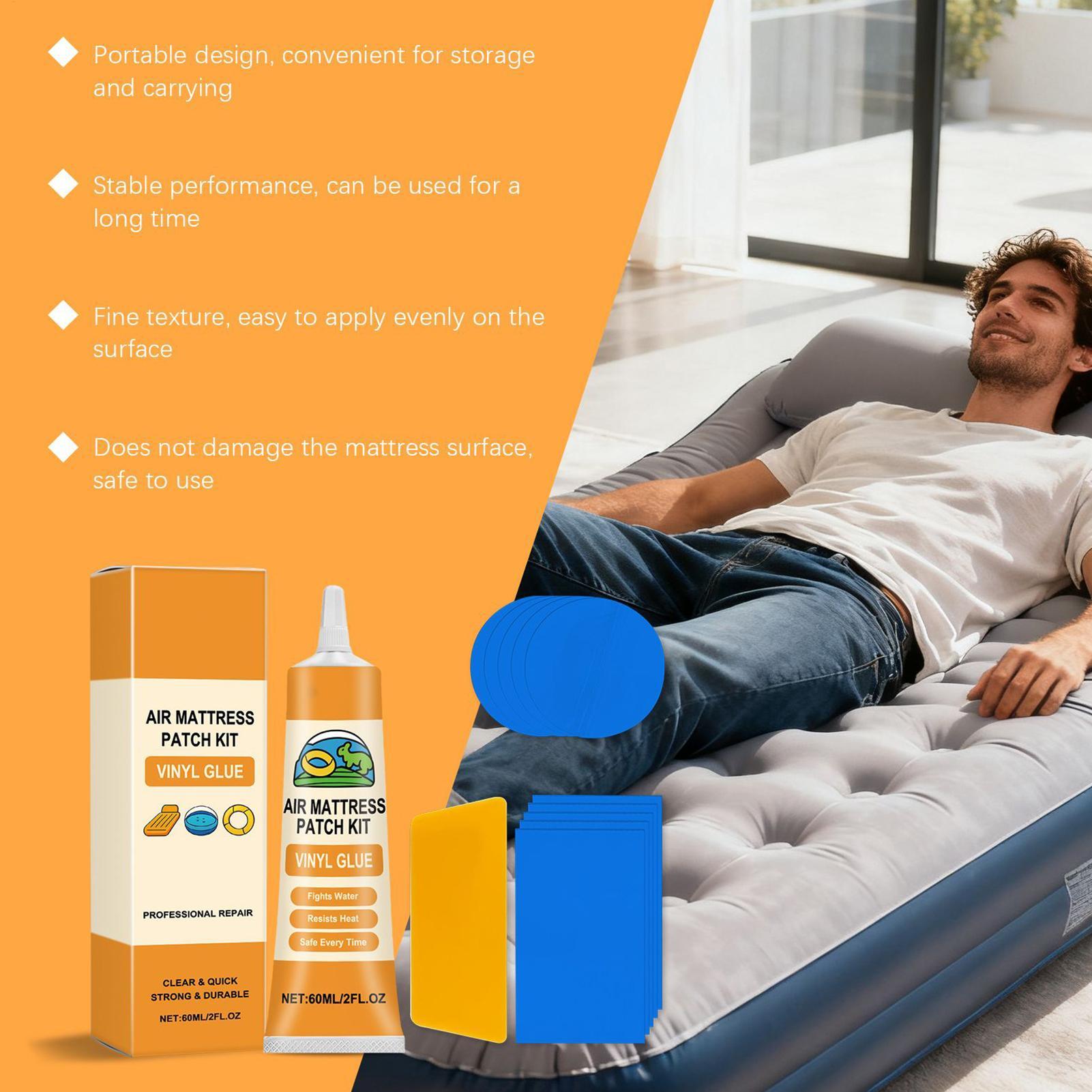 Repair Patch Kit Vinyl Waterpr - Fitted Sheet Deep recension och pris