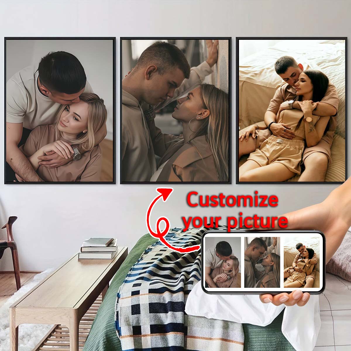 Triptych - 2D custom photo woo - Home Textile recension och pris
