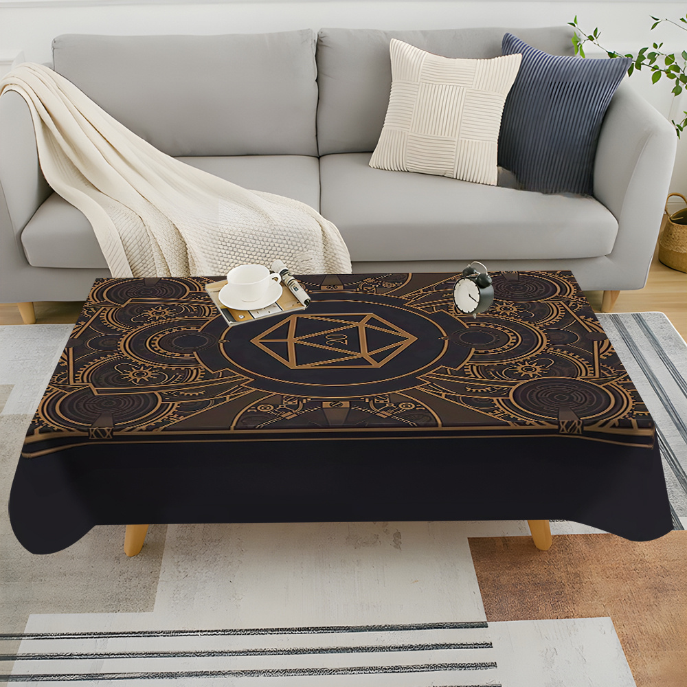 Steampunk Black Golden Gear Pa - Home Textile recension och pris