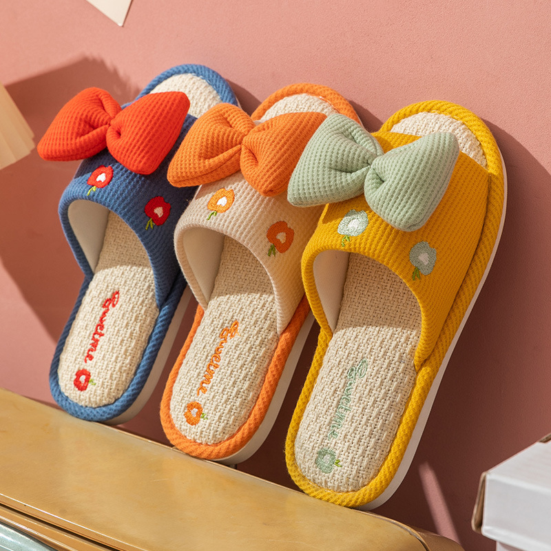 Comfort Linen Slippers for Cou - Home Textile recension och pris