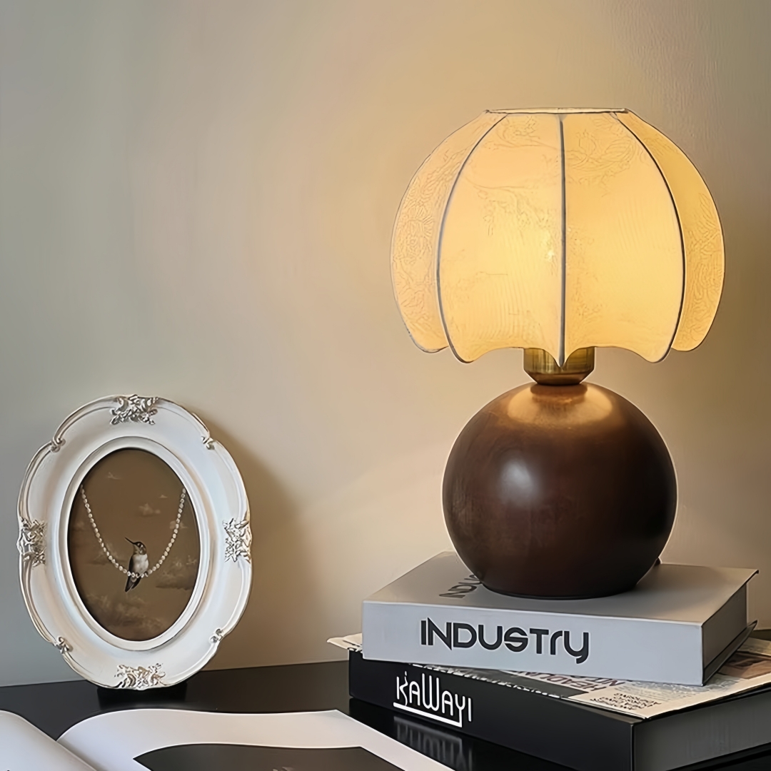Vintage floral table lamp, med - Home Textile recension och pris