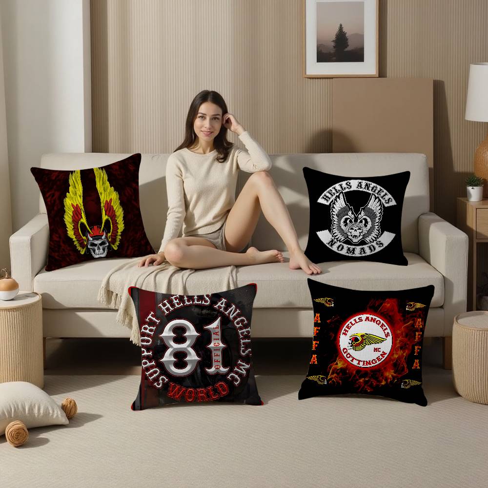 Club Hells A-Angels Logo Perso - Home Textiles Logo recension och pris