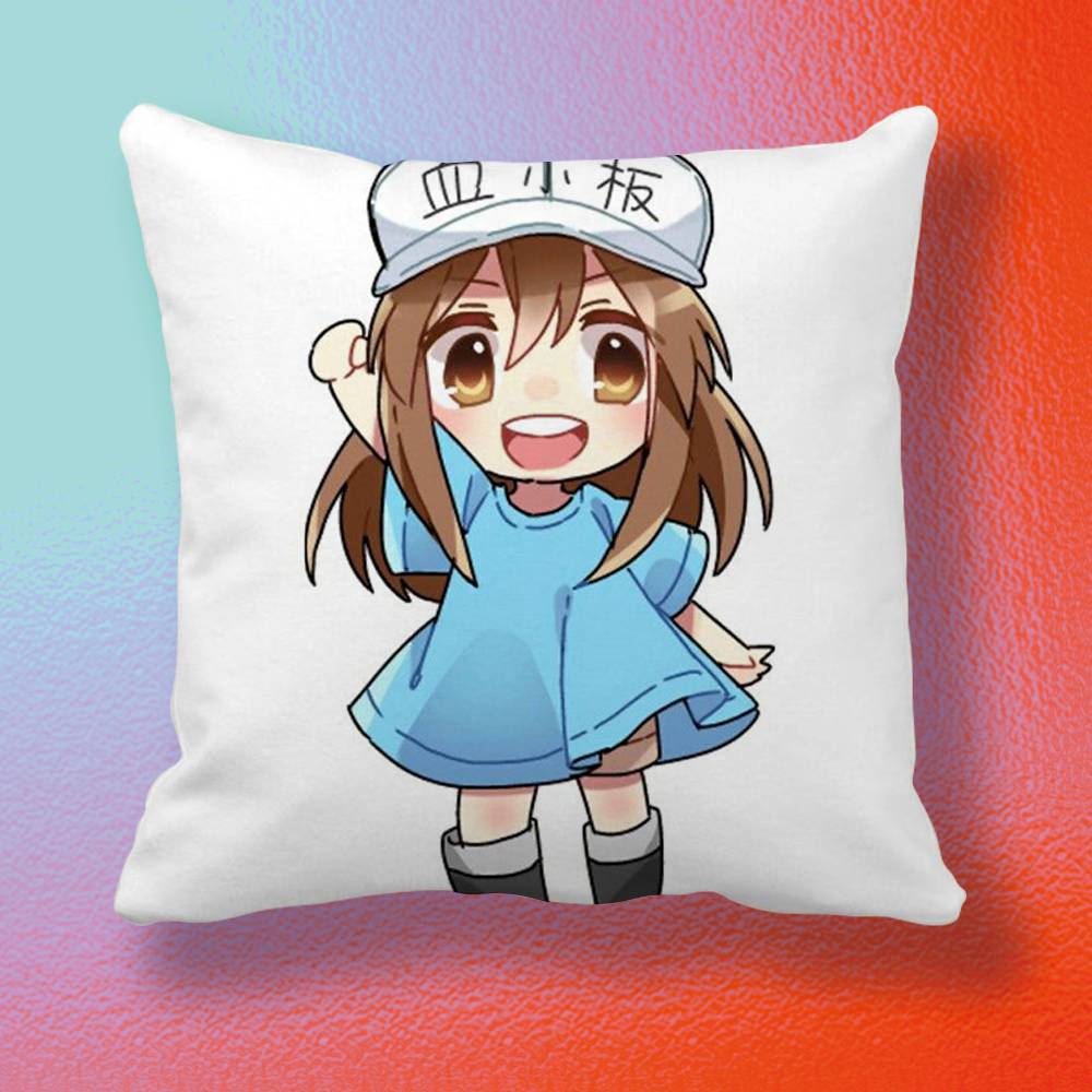 Anime Cells at Work  Pillow co - Home Textiles Definition recension och pris